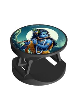 Alternative view of Krishna's Divine Flute Printed Phone Grip Holder