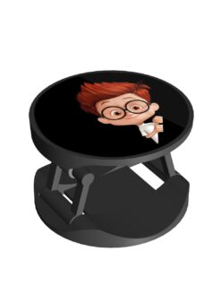 Alternative view of Smart Boy Cartoon Printed Phone Grip Holder