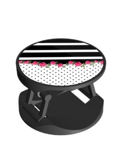 Alternative view of Flower Polka Dots Printed Phone Grip Holder