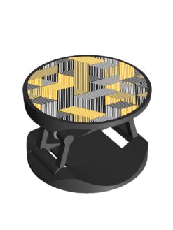 Alternative view of 3D Dimensional Lined Printed Phone Grip Holder