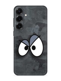 Big Eyes Night Mode Embossed Soft Silicone Case for Samsung Galaxy S25 (5G)
