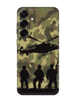 Army Heros Embossed Soft Silicone Case for Samsung Galaxy S25 Plus (5G)