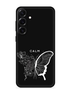 Calm Embossed Soft Silicone Case for Samsung Galaxy S25 Plus (5G)