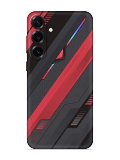 Material Desk Art Embossed Soft Silicone Case for Samsung Galaxy S25 Plus (5G)