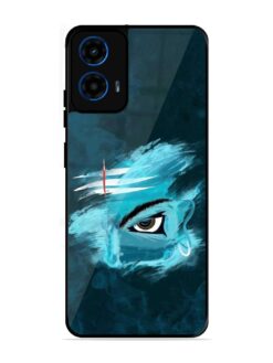 Lord Shiva Glossy Metal Phone Cover for Motorola Moto G45 (5G)