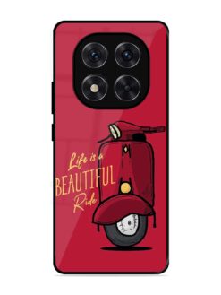 Life Is Beautiful Rides Glossy Metal Phone Cover for Xiaomi Redmi Note 14 Pro (5G)
