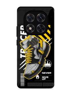 Shoe Background Glossy Metal Phone Cover for Xiaomi Redmi Note 14 Pro (5G)