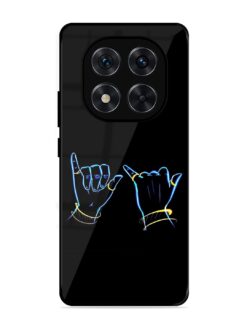 Symbolic Krishna Flute Glossy Metal Phone Cover for Xiaomi Redmi Note 14 Pro (5G)