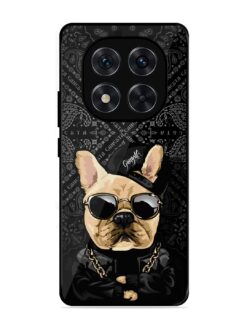 Gangsta Cool Sunmetales Dog Glossy Metal Phone Cover for Xiaomi Redmi Note 14 Pro (5G)