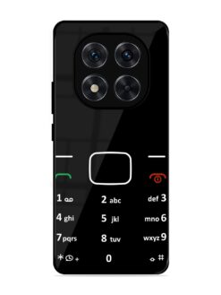 Retro Cellphone Bottons Glossy Metal Phone Cover for Xiaomi Redmi Note 14 Pro (5G)