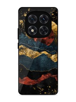 Gold Painting View Glossy Metal Phone Cover for Xiaomi Redmi Note 14 Pro (5G)