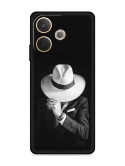 Men Under Hat Embossed Soft Silicone Case for Oppo A5 Pro (5G)