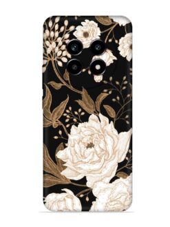 Peonies Roses Floral Embossed Soft Silicone Case for Realme 14 Pro Lite (5G)