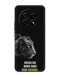 Dream Big Work Hard Embossed Soft Silicone Case for Realme 14 Pro Lite (5G)