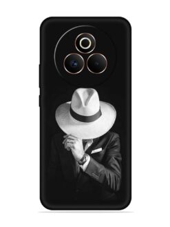 Men Under Hat Embossed Soft Silicone Case for Realme P3 Pro (5G)