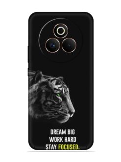 Dream Big Work Hard Embossed Soft Silicone Case for Realme P3 Pro (5G)