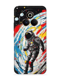 Astronaut Art Embossed Soft Silicone Case for Realme P3 Pro (5G)