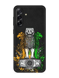 Pillars Of Ashoka Embossed Soft Silicone Case for Samsung Galaxy A36 (5G)