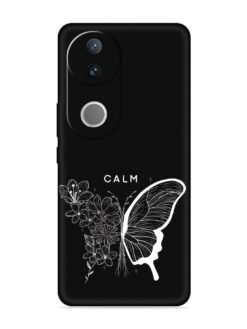 Calm Embossed Soft Silicone Case for Vivo V50 (5G)