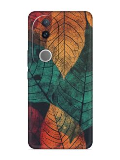Leaves Artwork Embossed Soft Silicone Case for Vivo V50 (5G)
