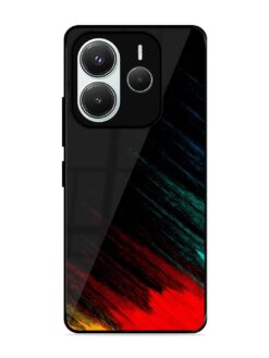 Color Pattern Glossy Metal Phone Cover for Xiaomi Redmi Note 14 (5G)