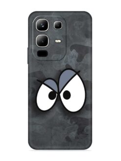 Big Eyes Night Mode Embossed Soft Silicone Case for Infinix Note 50X (5G)