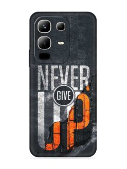 Never Give Up Embossed Soft Silicone Case for Infinix Note 50X (5G)