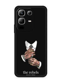 Rebels Slogan Man Embossed Soft Silicone Case for Infinix Note 50X (5G)
