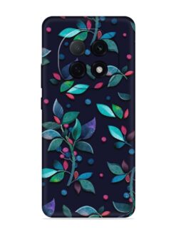 Decorative Watercolor Flower Embossed Soft Silicone Case for Oppo F29 (5G)