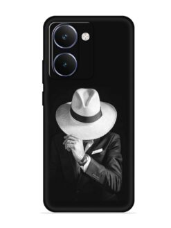 Men Under Hat Embossed Soft Silicone Case for Realme P3 Ultra (5G)