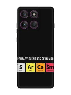 Primary Elements Humor Embossed Soft Silicone Case for Motorola Moto Edge 60 Pro (5G)