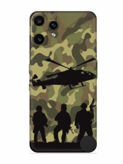 Army Heros Embossed Soft Silicone Case for Nothing CMF Phone 2 Pro (5G)