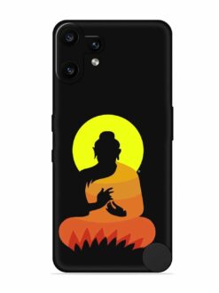 Buddha Art Black Embossed Soft Silicone Case for Nothing CMF Phone 2 Pro (5G)