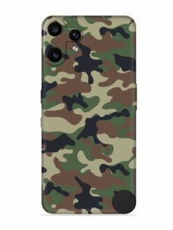 Army Military Camouflage Dark Green Embossed Soft Silicone Case for Nothing CMF Phone 2 Pro (5G)