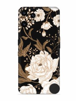 Peonies Roses Floral Embossed Soft Silicone Case for Nothing CMF Phone 2 Pro (5G)
