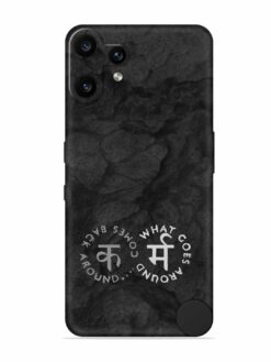 Karma Hindi Word Embossed Soft Silicone Case for Nothing CMF Phone 2 Pro (5G)