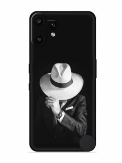 Men Under Hat Embossed Soft Silicone Case for Nothing CMF Phone 2 Pro (5G)