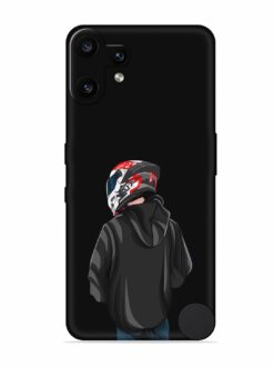 Motorcycle Rider Embossed Soft Silicone Case for Nothing CMF Phone 2 Pro (5G)