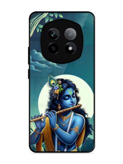 Krishna's Divine Flute Glossy Metal Phone Cover for Realme P2 Pro (5G)