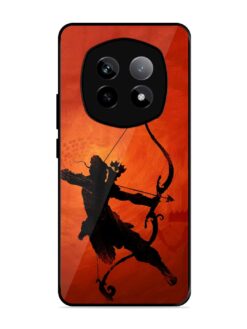 Illustration Lord Rama Glossy Metal Phone Cover for Realme P2 Pro (5G)