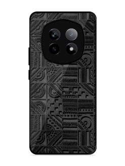 Seamless Pattern Glossy Metal Phone Cover for Realme P2 Pro (5G)