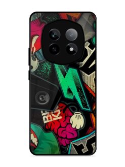 Graffiti Art Glossy Metal Phone Cover for Realme P2 Pro (5G)