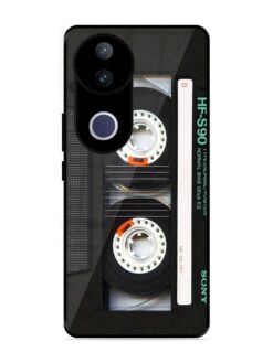 Sony Hf-S90 Cassette Glossy Metal Phone Cover for Vivo V50E (5G)