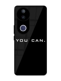 You Can Glossy Metal Phone Cover for Vivo V50E (5G)