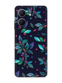 Decorative Watercolor Flower Embossed Soft Silicone Case for Oppo A5X (5G)