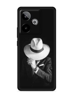 Men Under Hat Embossed Soft Silicone Case for Realme Gt 7 (5G)