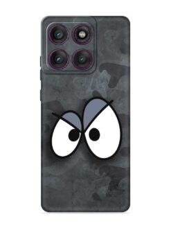Big Eyes Night Mode Embossed Soft Silicone Case for Motorola Moto Edge 60 (5G)