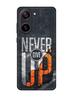 Never Give Up Embossed Soft Silicone Case for Oneplus Nord Ce 5 (5G)