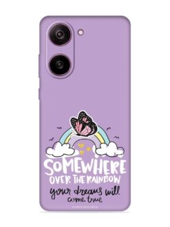 Rainbow Butterfly Design Embossed Soft Silicone Case for Oneplus Nord Ce 5 (5G)