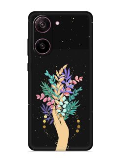 Flower On Hand Embossed Soft Silicone Case for Oneplus Nord Ce 5 (5G)